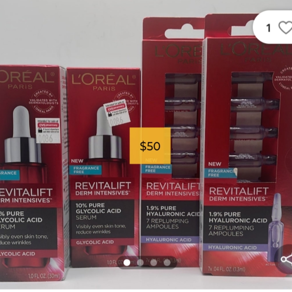 L'Oreal revitalift 4 pack